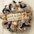 15  Wooden Sign: Walk by Faith Discount