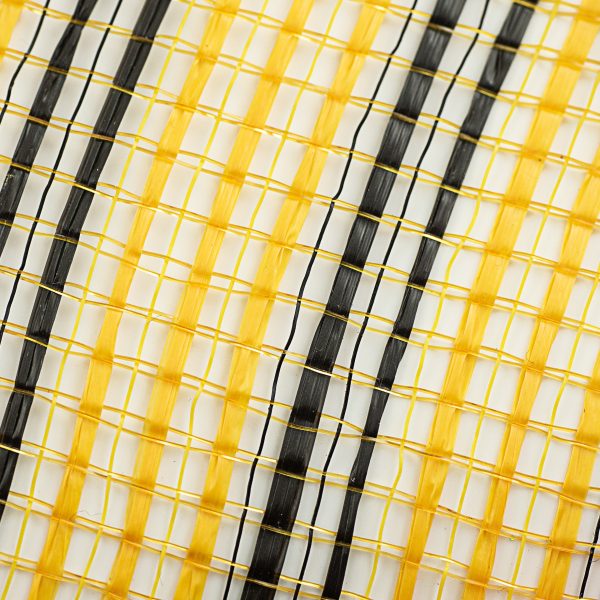 10  Wide Strip Mesh: Yellow & Black For Discount