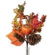 22  Pumpkin Berry Fall Leaf Spray Fashion