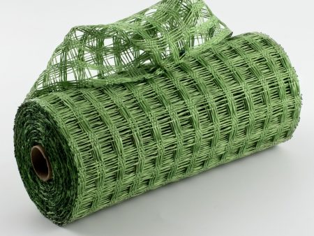 10  Poly Burlap Check Mesh: Lime Green Cheap