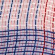 10  Wide Check Fabric Mesh: Red, White, Blue Online Sale