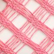 10  Poly Burlap Check Mesh: Pink Fashion