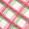 10  Poly Burlap Check Mesh: Lime, Fuchsia, Pink Online now