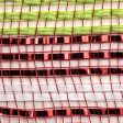 10  Fabric Bold Stripe Mesh: Lime, Red, White Cheap