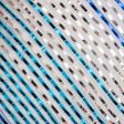 10  Poly Deco Mesh: Metallic Blended Blue Ombré For Cheap