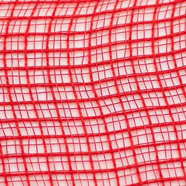 10  Fabric Mesh: Red on Sale