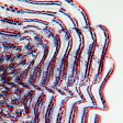 10  All Foil Thin Stripes Mesh: Red, White, Blue Hot on Sale