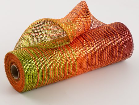 10  Poly Deco Mesh: Metallic Harvest Ombré Online