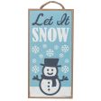 10  Wooden Sign: Let it Snow Discount