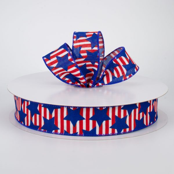 1.5  Stars On Stripes Ribbon (50 Yards) Online