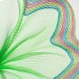 10  Border Stripe Mesh: Lime, Hot Pink, Fresh Green, Turquoise on Sale