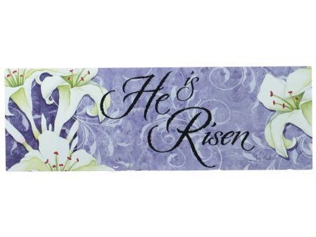 Waterproof He Is Risen Sign (5  x 15 ) Supply