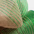 10  Jute Poly Mesh: Emerald Green Foil Ombré Discount