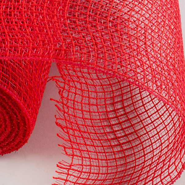 10  Fabric Mesh: Red on Sale