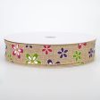 1.5  Multicolor Daisies Ribbon (50 Yards) Online Hot Sale