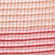 10  Wide Stripe Fabric Mesh: Red & Natural Cheap