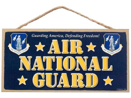 10  Wooden Sign: Air National Guard Online Sale