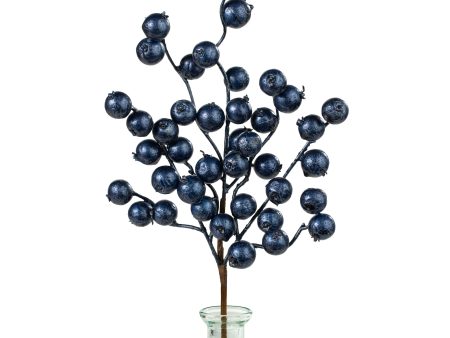 12  Metallic Crabapple Pick: Navy Online Hot Sale