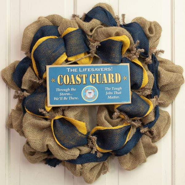 10  Wooden Sign: Coast Guard For Discount