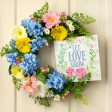 10  Square Wooden Sign: Let Love Grow on Sale