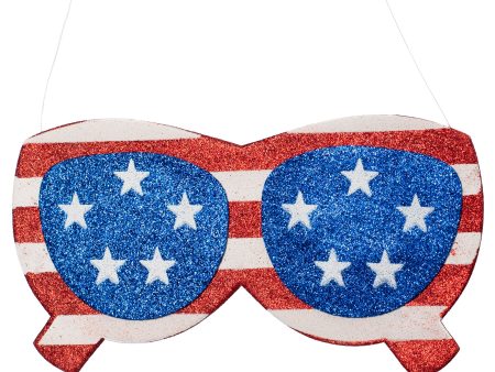 10  Patriotic Sunglasses Ornament Supply