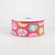 1.5  Flower Easter Eggs Ribbon: Hot Pink (10 Yards) Online Hot Sale