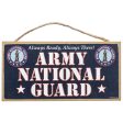 10  Wooden Sign: Army National Guard Hot on Sale