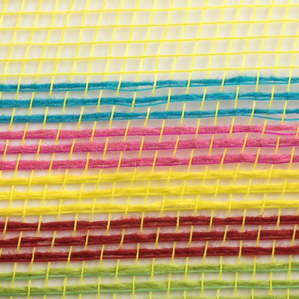 10  Border Stripe Mesh: Yellow, Purple, Green, Red, Hot Pink, Turquoise Discount