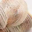 10  Burlap Deco Mesh: Cotton & Metallic Rose Gold Ombré Sale