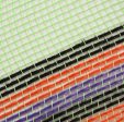 10  Border Stripe Mesh: Lime, Purple, Orange, Black For Sale