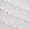 10  Wide Weave Metallic Mesh: White Check Online Sale