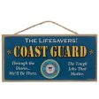 10  Wooden Sign: Coast Guard For Discount