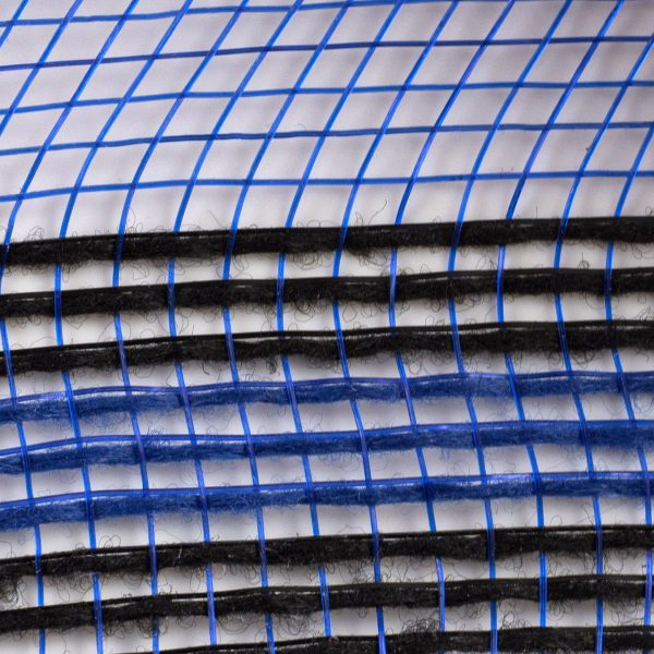 10  Border Stripe Mesh: Royal Blue & Black Cheap