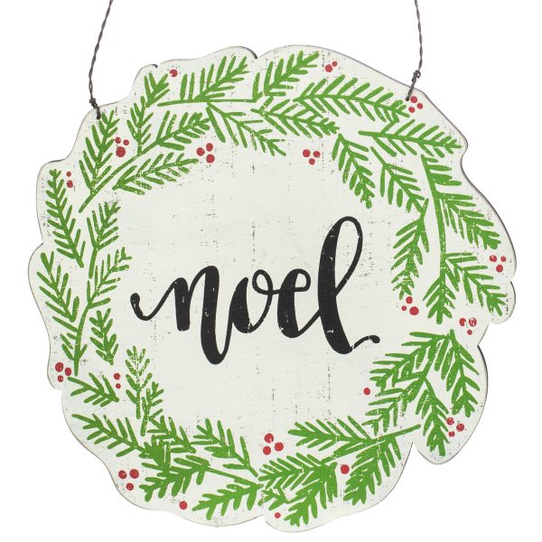 10  Holly Sign: Noel Online Sale