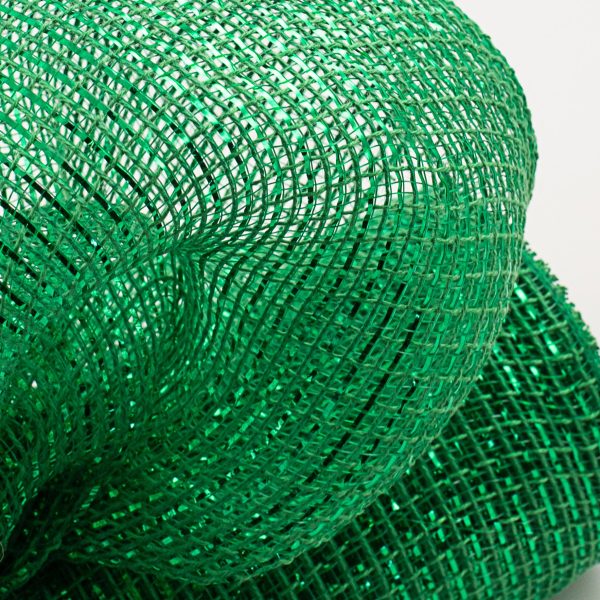 10  Fabric Mesh: Metallic Emerald For Cheap