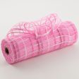 10  Crystal Plaid Mesh: Pink, Fuchsia, White Hot on Sale