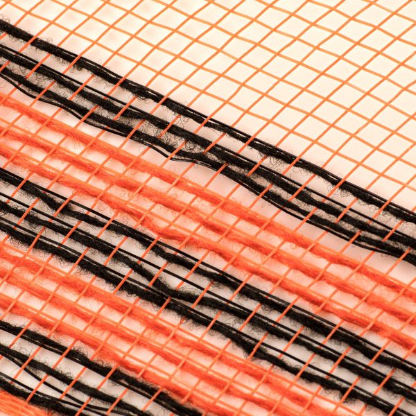 10  Border Stripe Mesh: Orange & Black Supply