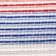 10  Small Stripe Fabric Mesh: Red, White, Blue For Discount