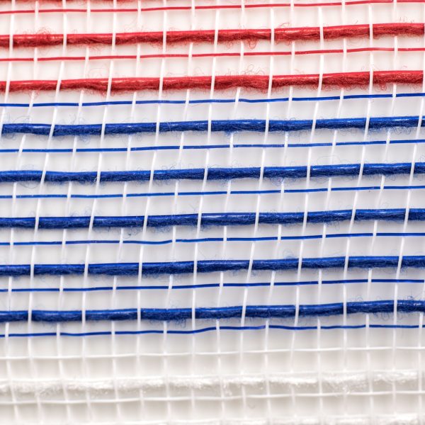 10  Small Stripe Fabric Mesh: Red, White, Blue For Discount