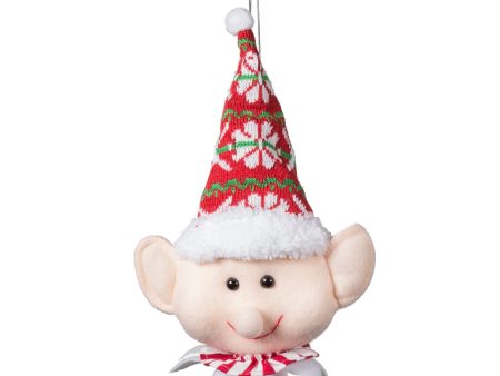 10  Knit Plush Elf Ornament For Cheap