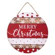 10  Round Wooden Sign: Rustic Merry Christmas Online