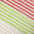 10  Small Stripe Fabric Mesh: Red, Lime, White on Sale