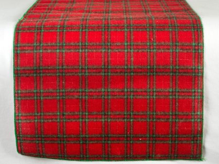 72  Tartan Plaid Table Runner: Red, Green, Gold For Cheap