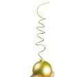 30MM Matte Ball Ornament On Wire: Gold (72) Supply