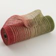 10  Burlap Deco Mesh: Christmas Ombré Jute Online