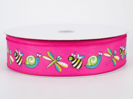 1.5  Bug Ribbon: Hot Pink (50 Yards) Cheap