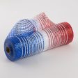 10  Poly Deco Mesh: Metallic Patriotic Ombré Fashion