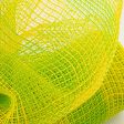 10  Fabric Mesh: Lime & Yellow Plaid Discount