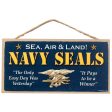 10  Wooden Sign: Navy Seals For Sale