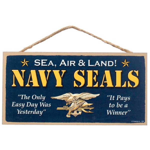 10  Wooden Sign: Navy Seals For Sale